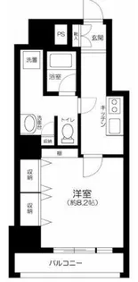 クローバー六本木【2階】の間取り