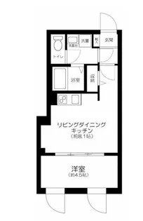 ル二日本橋【1階】の間取り