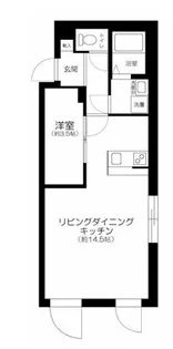 ル二日本橋【3階】の間取り