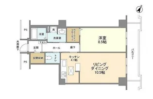 トルナーレ日本橋浜町【6階】の間取り