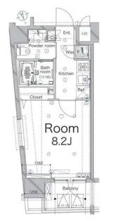 メイクスデザイン南青山【7階】の間取り