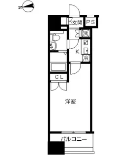 1Kの間取り画像