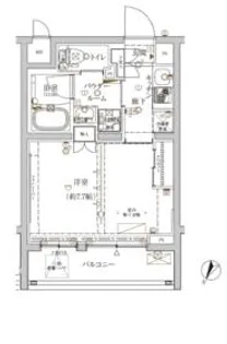 東京都新宿区北新宿1丁目【マンション】の間取り
