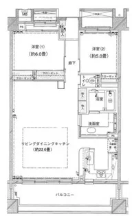 ベイサイドステージ東京【12階】の間取り