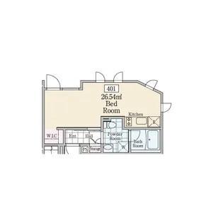 リーヴレジデンス代々木【3階】の間取り