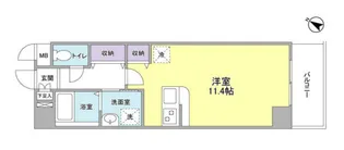 ソリッド大橋【11階】の間取り