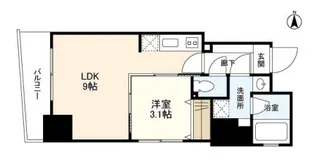 ミュプレ恵比寿【11階】の間取り
