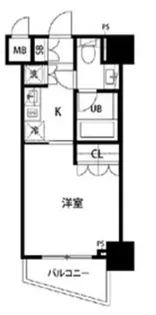 セントラル銀座【9階】の間取り