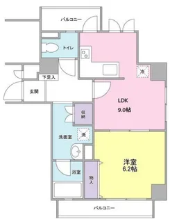 ルモン代官山【4階】の間取り