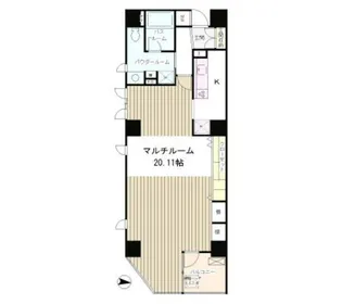 クレイドル日本橋【6階】の間取り