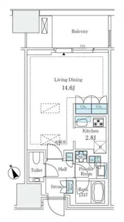 麻布台ヒルズレジデンスB【9階】の間取り