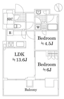 晴海フラッグパークヴィレッジT棟【31階】の間取り