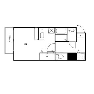 クレセント尼子【4階】の間取り