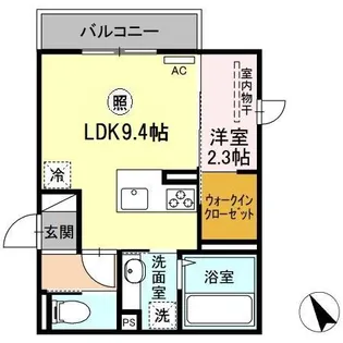 DーROOM舟入南【2階】の間取り