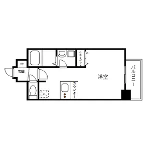 クレセント尼子【5階】の間取り