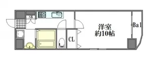 アクアシティ舟入中町【6階】の間取り