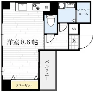 LE DOME白島中町【2階】の間取り