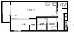 フリートフォルヴィラ古江新町B【2階】の間取り