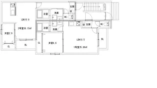 リタリッチ弐番館【1階】の間取り