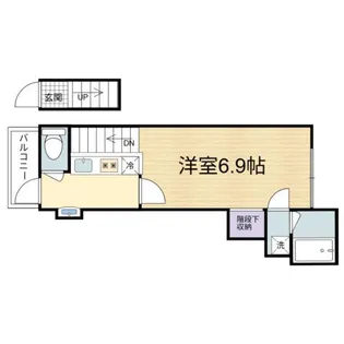リバーノース大宮【2階】の間取り