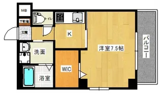 LE DOME東蟹屋(ルドームヒガシカニヤ)【2階】の間取り