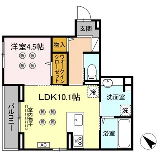 SHINYA BLDG.Ⅴ【3階】の間取り