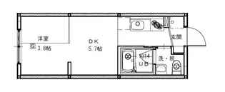 ニホコーポラスⅢ【2階】の間取り