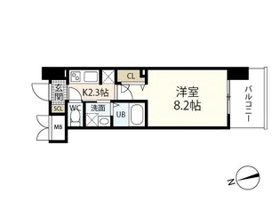 S-RESIDENCE宇品海岸【10階】の間取り
