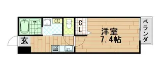 CASA COZY 山根町【1階】の間取り