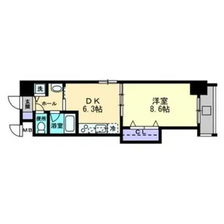 プレシャス・コーホー【3階】の間取り