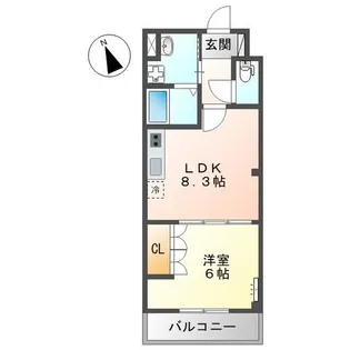 Au Soleil(オーソレイユ)【3階】の間取り