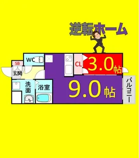 月光江波東弐番館【2階】の間取り