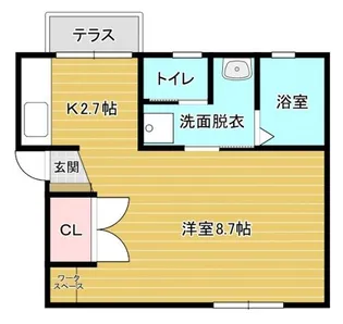 吉村ハイツ【102号室】の間取り