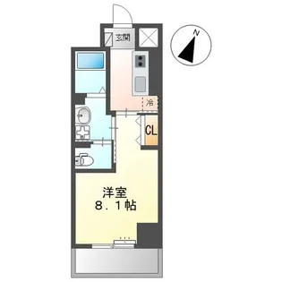 プラージュ広島駅前【6階】の間取り