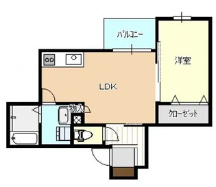 PALAIS広瀬北町【1階】の間取り
