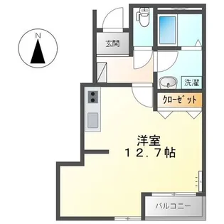 フォルティア【1階】の間取り