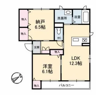 スプレモ エルフォ【2階】の間取り