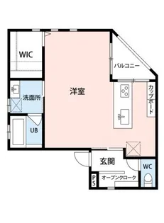 北平アパート【2階】の間取り