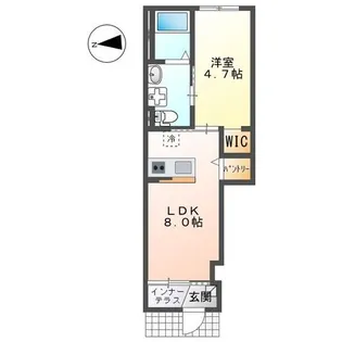 プレステージ吉島No.3【1階】の間取り