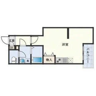 Branche宇品【4階】の間取り