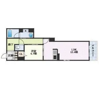 メゾンエクセラン【2階】の間取り