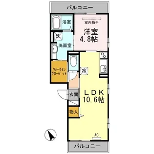 En Court Chiyo【2階】の間取り