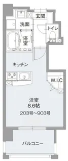 フリートフォルヴィラ【5階】の間取り