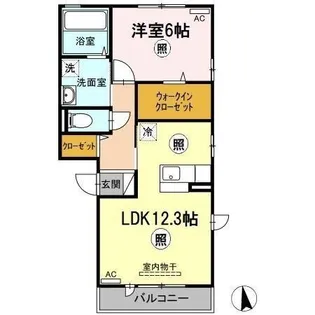 Asuka A棟【3階】の間取り