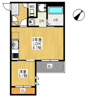 Regalest Villa 西川口(仮称 REGALEST 西川口)【3階】の間取り