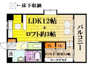LEGEND YOKOGAWA【3階】の間取り