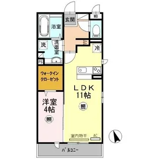 エリタージュ【3階】の間取り