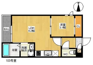 GRANDTIC VILLETTA-N3【1階】の間取り