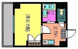 シティーパル土井【3階】の間取り