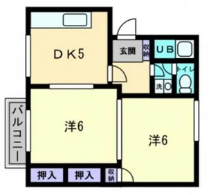 ディアスみくまり【1階】の間取り